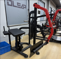 Machine à kickback pour fessiers à une ou deux jambes, à charge par plaques, en acier de sécurité, équipement de gym commercial