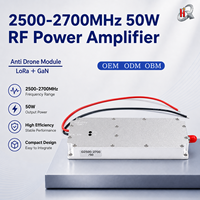 Amplificateurs de puissance RF personnalisables 50W 2500-2700MHz Module Lora GaN Module anti-drone VCO intégré