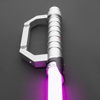 Sabre laser RGB personnalisé pas cher avec effets de balayage fluide, poignée métallique lourde pour duels, changement de couleur, sabre laser Force FX, cadeaux
