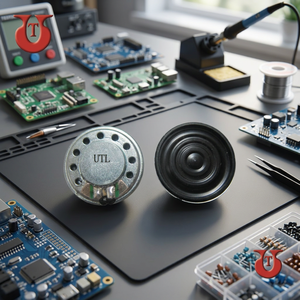 Componente de Audio UTL con Carcasa Metálica Plateada de 20 mm, Altavoz con Salida de 0.25W/0.5W para Dispositivos Electrónicos - Product Image 3