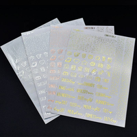 Fabricant OEM de feuilles d'autocollants transparents en PET avec feuille d'or, impression personnalisée pour la décoration de carnets