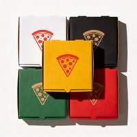 Boîtes à pizza personnalisées imprimées 9 10 11 12 14 18 pouces, boîtes à hamburgers, boîtes à pizza en carton ondulé, emballage en carton
