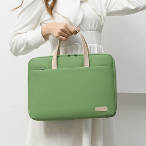 Sacoche d'ordinateur portable Oxford en polyester, fine et légère, avec logo personnalisé, pour ordinateur portable 15 pouces - Product Image 5