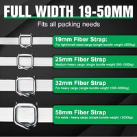 Outil de cerclage pneumatique X50 pour soudure de sangles en polyester composite, emballage industriel de palettes