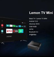 Lemon TV Mini Allwinner H618 Smart Tv Box Android 12 4K Internet Tv Box BT5.0 WIFI6 3D Voice 2G 16G HDR 10 60FPS Set Top Box