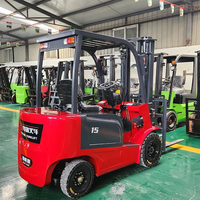 Livraison gratuite 1.5 tonnes chariot élévateur électrique logistique chariot élévateur gerbeur électrique levage hydraulique 2 tonnes 4x4 chariot élévateur électrique