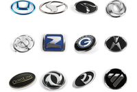 Emblème de voiture en plastique ABS chromé sur mesure, logo 3D, badge de voiture, autocollant en lettres chromées, emblèmes de voiture, badges de voiture en gros, autocollants de voiture