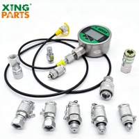 Kit de test de pression hydraulique numérique à 2 et 3 jauges, testeur de diagnostic, outil de diagnostic pour excavatrice CAT Komatsu Hitachi