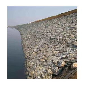 Mạ kẽm bện dây lưới đá lồng rockfall Net bảo vệ cho lũ sông giữ lại tường Hàn gabion lưới cắt - Product Image 1