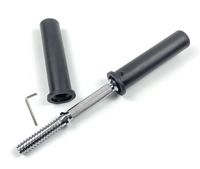 Manchon adaptateur de barre d'haltères avec collier de serrage amovible pour la musculation et le sport