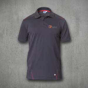 เสื้อเชิ้ตแขนสั้นทรงเข้ารูป TTAKE STYLE ไซส์ XS สวมใส่สบาย ระบายอากาศได้ดี ผลิตจากผ้าสแปนเด็กซ์ถัก ลายปักสีเข้ม  ลายเรียบ สีเทา - Product Image 3