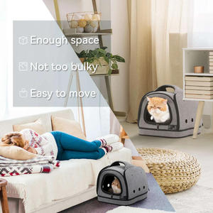 Sac à dos <span class=keywords><strong>de</strong></span> transport pour animaux <span class=keywords><strong>de</strong></span> compagnie multifonctionnel : modes face avant et sac à dos, rembourrage intérieur doux pour les aventures en plein air et les visites chez le vétérinaire - Product Image 5