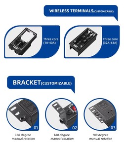 Thông minh Rack mount giám sát từ xa PDU với màn hình LCD và 36xc13 6xc19 cửa hàng - Product Image 5