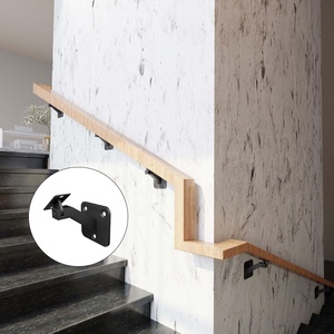 Kit staffe corrimano girevoli Heavy Duty in metallo a parete quadrata mensola a mano ringhiera delle scale staffe <span class=keywords><strong>regolabili</strong></span> per scale - Product Image 6