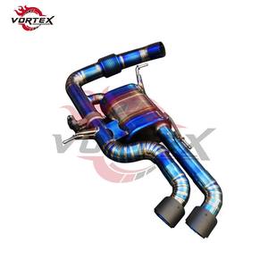 Escape Catback VORTEX Grado 5 Ti Valvetronic para BMW i8 1.5T 2014-2018, Puntas Azules Quemadas, Escape Deportivo de Carreras - Product Image 3