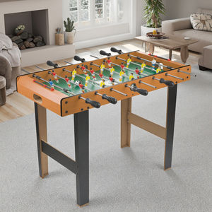 Table de baby-foot classique en bois de 33 pouces pour usage intérieur, fabriquée en MDF, logo personnalisé, certifiée EN71 ASTM ROHS, sûre pour les enfants - Product Image 1