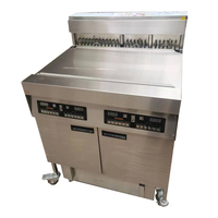 Équipement de cuisine professionnel, friteuse à 3 réservoirs, friteuse commerciale à gaz, autonome, pour restaurant et cuisine d'hôtel