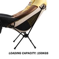 Chaise de camping ultralégère camouflage moderne, pliable et compacte en aluminium 7075 pour la gym, le camping, la pêche et la randonnée