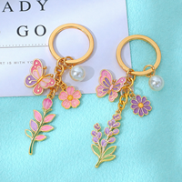 Fabricants de porte-clés papillon en gros, porte-clés en métal personnalisés, porte-clés en émail sur mesure