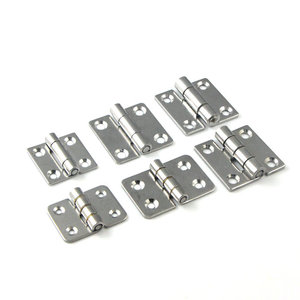 Charnière en acier inoxydable 75x50x2 mm 304, charnière industrielle pour meubles, montage en surface, durable - Product Image 1
