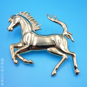 Emblème de voiture en alliage de zinc 3D personnalisé, 75 mm, métal électroplaqué, décoration pour l'arrière du véhicule - Product Image 3