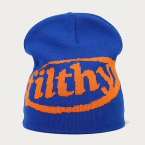 Bonnet d'hiver unisexe personnalisé en gros avec motif lettre brodé à la main, tricot jacquard en tissu courant pour adultes - Product Image 5