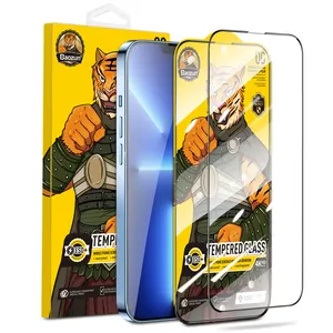 Groothandel Hd Gemakkelijk Ultra Installeren Screen Protector 9H Hardheid 3D Gehard Glas Screen Protector Voor Iphone 14 Samsung S22