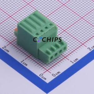 KF2EDGKD-2.5-4P Plug-in Terminal Block P=2.5mm Connector ( Connector Type: Plug )( Construction: 1x4P )( Pitch: 2.5mm ) - Product Image 1