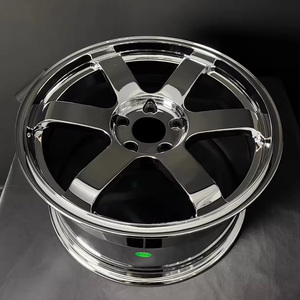 ล้อโครเมียมแบบล้อเฟืองลึก5X114.3 5X120ใหม่มีล้อโครเมียมสามล้อ <span class=keywords><strong>TE</strong></span> <span class=keywords><strong>37</strong></span> 19 <span class=keywords><strong>20</strong></span>นิ้วสำหรับ350Z 370Z Supra Civic เป็น BMW F30 G20 F32 M4 M3 G22 - Product Image 6