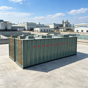 Station d'épuration des eaux usées compacte conteneurisée à température constante MBR, système à double processus - Product Image 1