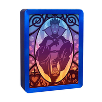 Wand kunst Dekoration Hersteller The Evil Queen Paper Cut Led beleuchtete Shadow Box Rahmen mit Retail Geschenk box