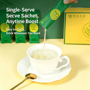 Superfood Ginseng-Kurkuma-Pulver Instantgetränk in Einzelportionsbeuteln, Kräutergetränk für Supermärkte und Online-Shops - Product Image 5