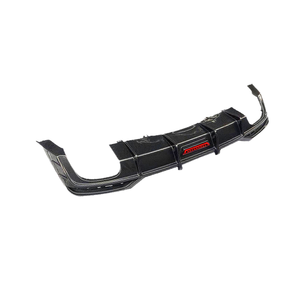 Difusor de Parachoques Trasero de Fibra de Carbono Estilo Deportivo de Alta Calidad, Difusor de Labio Trasero con Luz para Audi B9.5 <span class=keywords><strong>A5</strong></span> S5 <span class=keywords><strong>2020</strong></span>-2024 - Product Image 1