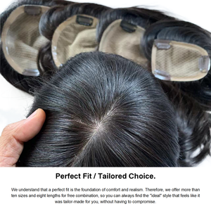 Meilleure vente en gros, prix d'usine, perruque en cheveux humains, toupet, postiche pour femmes, postiche pour femmes - Product Image 4