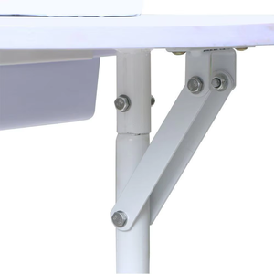 <span class=keywords><strong>Table</strong></span> de <span class=keywords><strong>manucure</strong></span> pliable portable en cuir véritable, style moderne et minimaliste, avec tiroir, coussin pour les mains, HUAYOU, anti-taches - Product Image 6