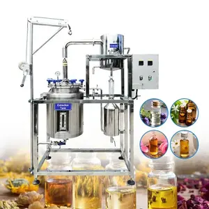 Toption industrial essential oil production rose oil extraction from herbs commercial essential oil extracting machine