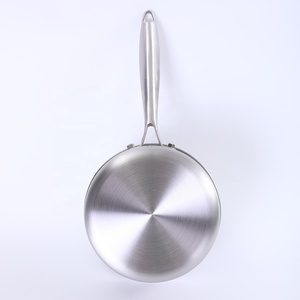 Klassisches Design Edelstahl Kochgeschirrset Dreifach kleiner Topf Milch topf Metall griff Kompatibel für Gasherd Elektro - Product Image 3