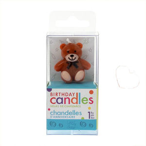 <b>Cute</b> <b>Bear</b> Shaped Birthday Candle 8x4x3cm Paraffin For Kids Party Cake Decoration - Product Image 4