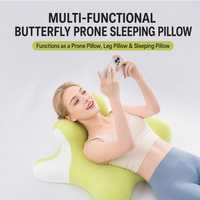 Oreiller Ergonomique Multifonctionnel en Mousse à Mémoire de Forme pour Soutien Cervical, Soulagement des Douleurs au Cou, Lecture Ventrale, et Soutien Lombaire pour Adulte