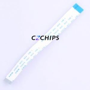 KH-FFC-V0.5-19P-100MM FFC Cable (Flexible Flat Cable) P=0.5mm Connector 19P 0.5mm 0.3mm Reverse - Product Image 1