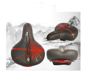<span class=keywords><strong>Selle</strong></span> <span class=keywords><strong>de</strong></span> vélo rembourrée en gel, ventilation OEM, large confort, absorption des chocs, étanche, avec LED arrière <span class=keywords><strong>de</strong></span> sécurité pour <span class=keywords><strong>VTT</strong></span> et vélo électrique, 28,5*22CM - Product Image 1
