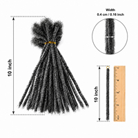 Extensiones de Rastas de Cabello Humano 100% Naturales de Alta Calidad para Trenzas, Crochet y Peinados Protectores