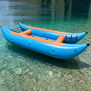 Bateau de rafting gonflable pliable en PVC 1,2 mm pour 8 personnes, certifié CE, de haute qualité, durable et stable, avec garantie d'un an - Product Image 1