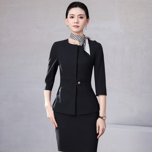 Costume tailleur femme 2026 Nouvelle collection été pour entretien, tenue de réception, combinaison formelle fine - Product Image 2