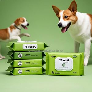 RDY Custom Made Pawmellow 100 Breakdown Non Woven FSC Approved Soft Mild Formula 20 20cm Completely Customizable Pet Wipes - Product Image 2
