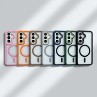 Étui de téléphone antichoc en acrylique rigide transparent multicouche 2-en-1 ultra-résistant pour Samsung S26 S25 S24 S23 Plus Ultra