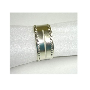 Fantaisie Hot Style Offre Spéciale Argent Or Accessoires Serviette Anneaux Titulaire En Métal En Acier Inoxydable Élégant Mariage Grands Tubes Serviette Anneau - Product Image 3