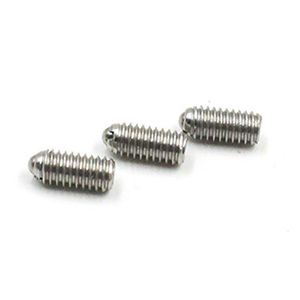 Vis sans tête à six pans creux SS304 SS316 DIN913 M3 M4 M6 8mm x 1.25 avec embout en nylon et patin <span class=keywords><strong>pivotant</strong></span> - Product Image 1