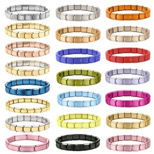 Connector-Style Unisex <b>Charm</b> <b>Bracelet</b> New Chinese-Style Electroplated Stainless Steel Round Detachable High-End Gift Jewelry - Product Image 3
