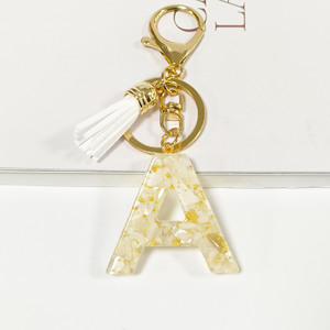 Gold Letter X Keychain With Bee & Sunflower – Initial Pendant For Women, Purse Keyring, Cute Gift For Friends & Family - View #8